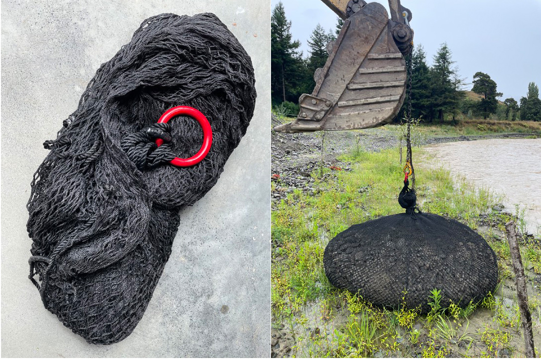 Erosion Control Rock Bags - Empty & Filled